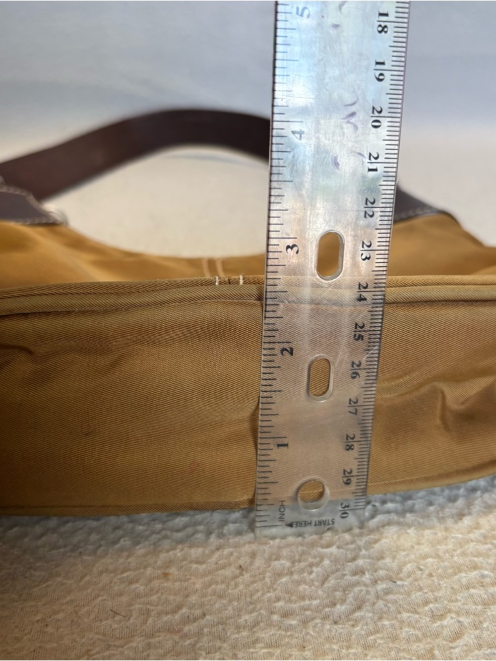Dooney & Bourke Wayfarer Brown Canvas Nylon Hobo Shoulder Bag - Picture 12 of 15